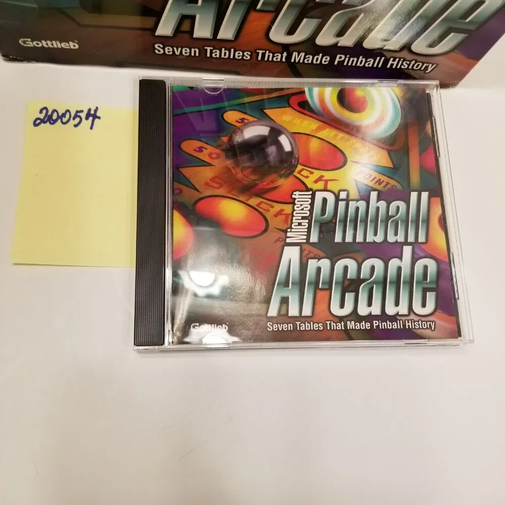 Microsoft Pinball Arcade (PC CD-ROM Windows 95/98) Excellent Condition in box